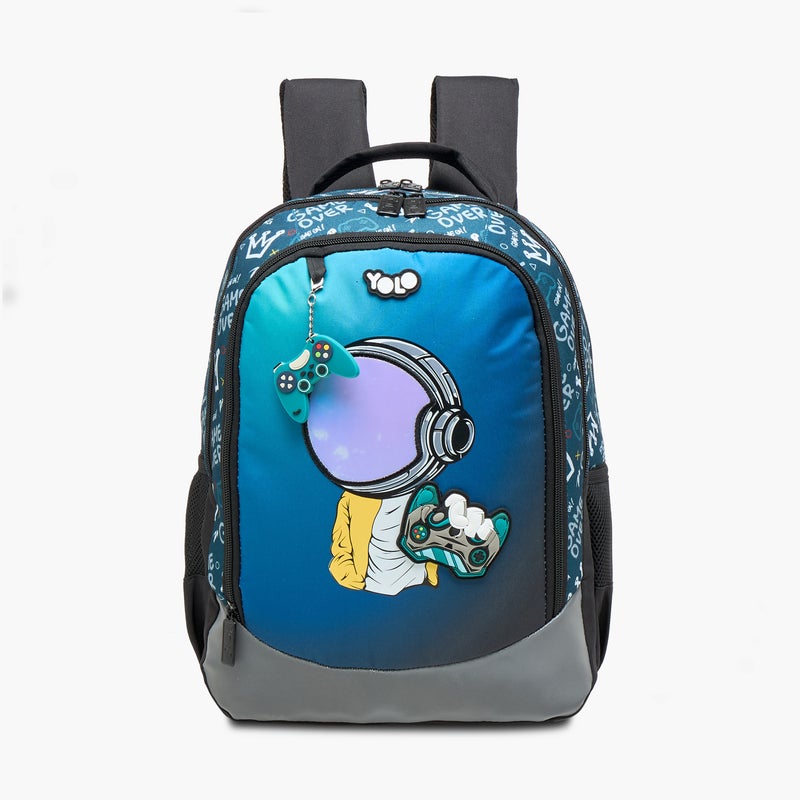 Yolo Gamer Print Backpack for Kids - Image 4
